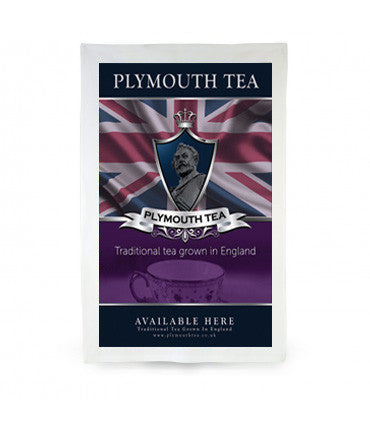 Plymouth Tea Tea Towel with image of Earl Grey Box
